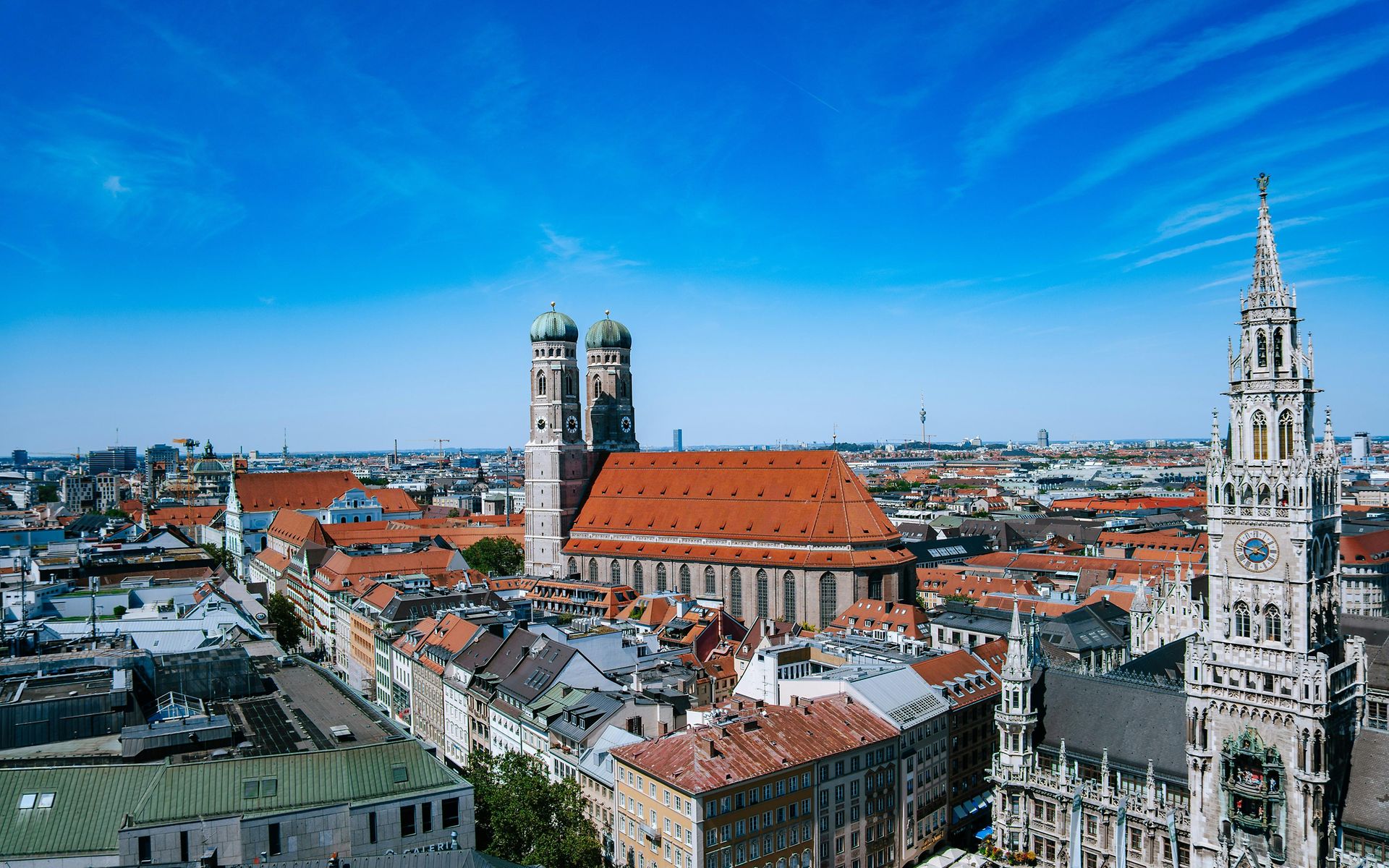 Dekorative Grafik: Bild von München